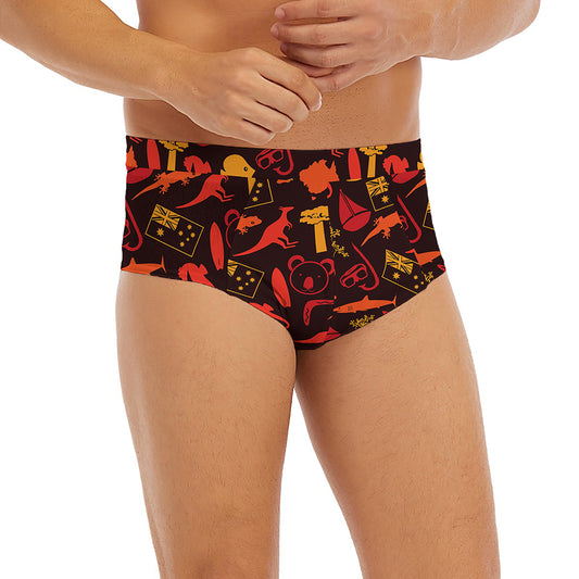 Australia Country Pattern Print Men's Briefs