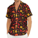 Australia Country Pattern Print Men's Deep V-Neck Shirt