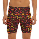 Australia Country Pattern Print Men's Long Boxer Briefs