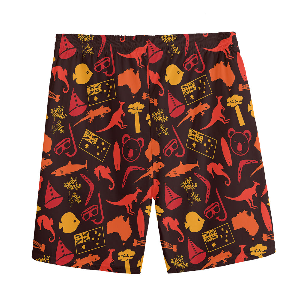 Australia Country Pattern Print Men's Sports Shorts