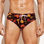 Australia Country Pattern Print Men's Swim Briefs