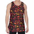 Australia Country Pattern Print Men's Velvet Tank Top
