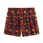 Australia Country Pattern Print Mesh Shorts