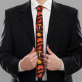 Australia Country Pattern Print Necktie