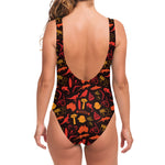 Australia Country Pattern Print One Piece Swimsuit