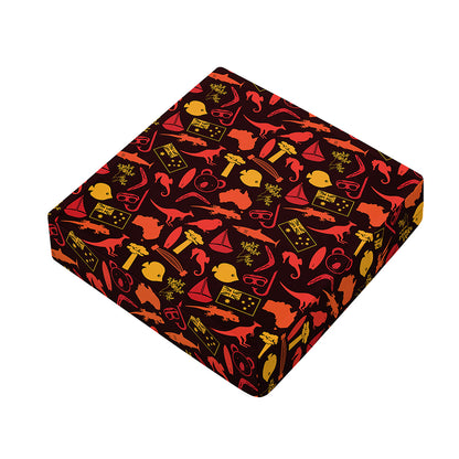 Australia Country Pattern Print Outdoor Seat Cushion Cover