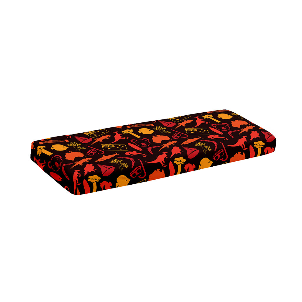 Australia Country Pattern Print Piano Keyboard Cover