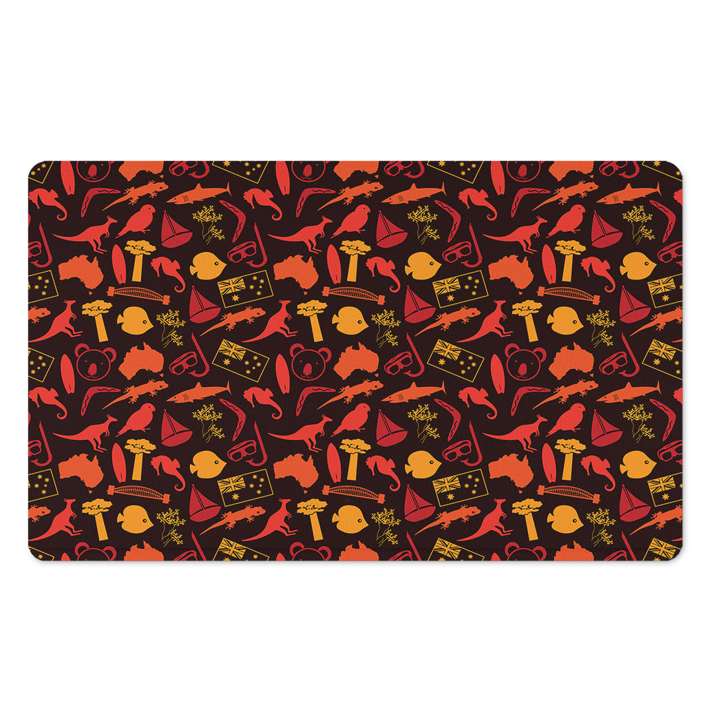Australia Country Pattern Print Polyester Doormat