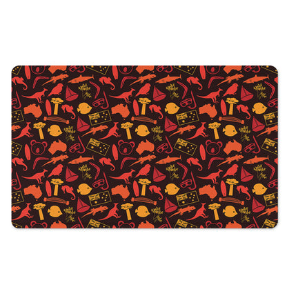 Australia Country Pattern Print Polyester Doormat