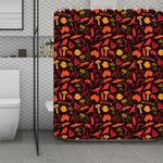 Australia Country Pattern Print Polyester Shower Curtain