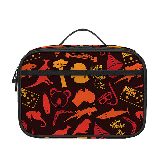 Australia Country Pattern Print Portable Lunch Bag