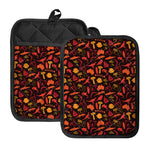 Australia Country Pattern Print Pot Holders With Pocket