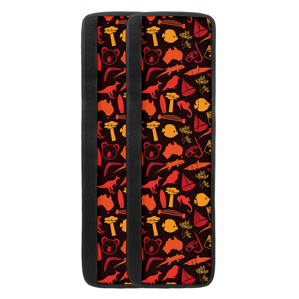 Australia Country Pattern Print Refrigerator Handle Covers