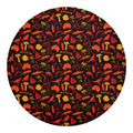 Australia Country Pattern Print Round Blanket
