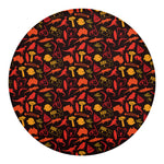 Australia Country Pattern Print Round Blanket