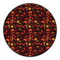 Australia Country Pattern Print Round Floor Mat