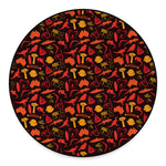 Australia Country Pattern Print Round Floor Mat