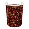 Australia Country Pattern Print Round Laundry Basket