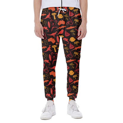 Australia Country Pattern Print Scuba Joggers