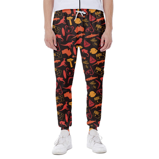 Australia Country Pattern Print Scuba Joggers