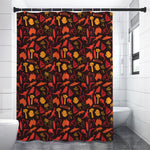 Australia Country Pattern Print Shower Curtain