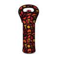 Australia Country Pattern Print Single Neoprene Wine Tote