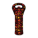 Australia Country Pattern Print Single Neoprene Wine Tote