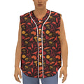Australia Country Pattern Print Sleeveless Baseball Jersey