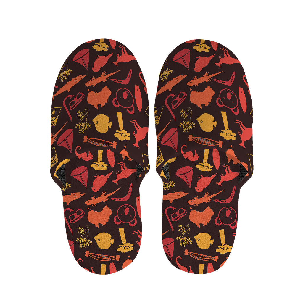 Australia Country Pattern Print Slippers