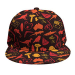 Australia Country Pattern Print Snapback Cap