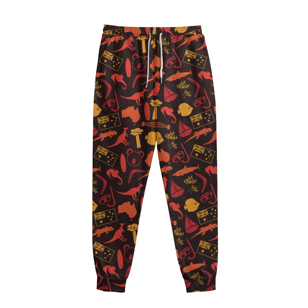 Australia Country Pattern Print Sweatpants