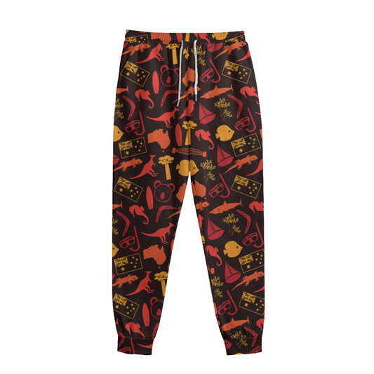 Australia Country Pattern Print Sweatpants