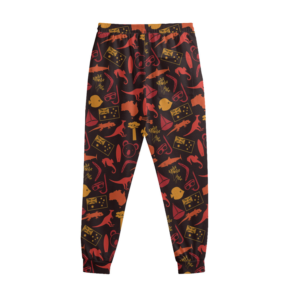 Australia Country Pattern Print Sweatpants