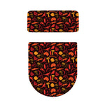 Australia Country Pattern Print Toilet Lid And Tank Cover Set