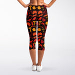 Australia Country Pattern Print Women's Capri Leggings