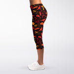 Australia Country Pattern Print Women's Capri Leggings