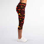 Australia Country Pattern Print Women's Capri Leggings