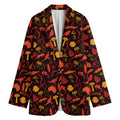Australia Country Pattern Print Women's Cotton Blazer