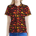 Australia Country Pattern Print Women's Polo Shirt
