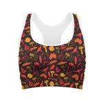 Australia Country Pattern Print Women's Sports Bra