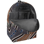 Australia River Aboriginal Dot Print Backpack