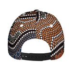 Australia River Aboriginal Dot Print Baseball Cap