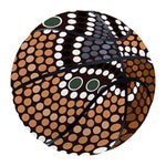 Australia River Aboriginal Dot Print Basketball