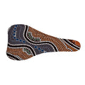Australia River Aboriginal Dot Print Bicycle Seat Cover