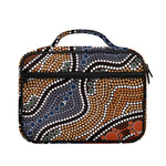 Australia River Aboriginal Dot Print Briefcase Bible Bag
