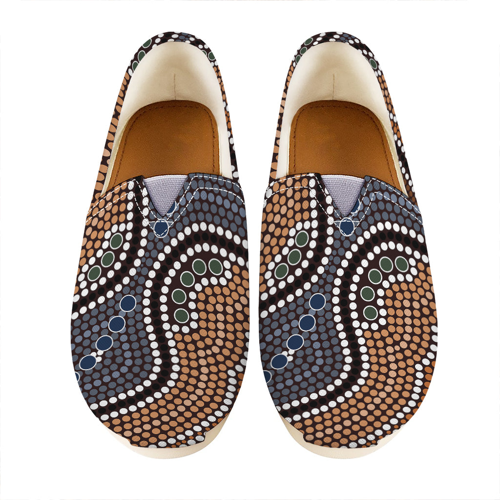 Australia River Aboriginal Dot Print Casual Shoes
