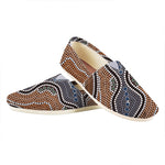 Australia River Aboriginal Dot Print Casual Shoes
