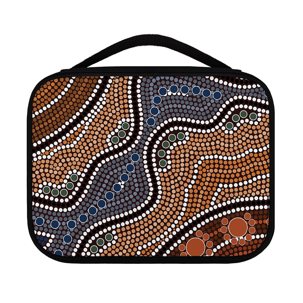 Australia River Aboriginal Dot Print Classic Bible Case