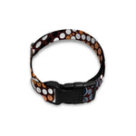 Australia River Aboriginal Dot Print Dog Collar