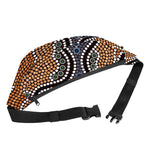 Australia River Aboriginal Dot Print Fanny Pack